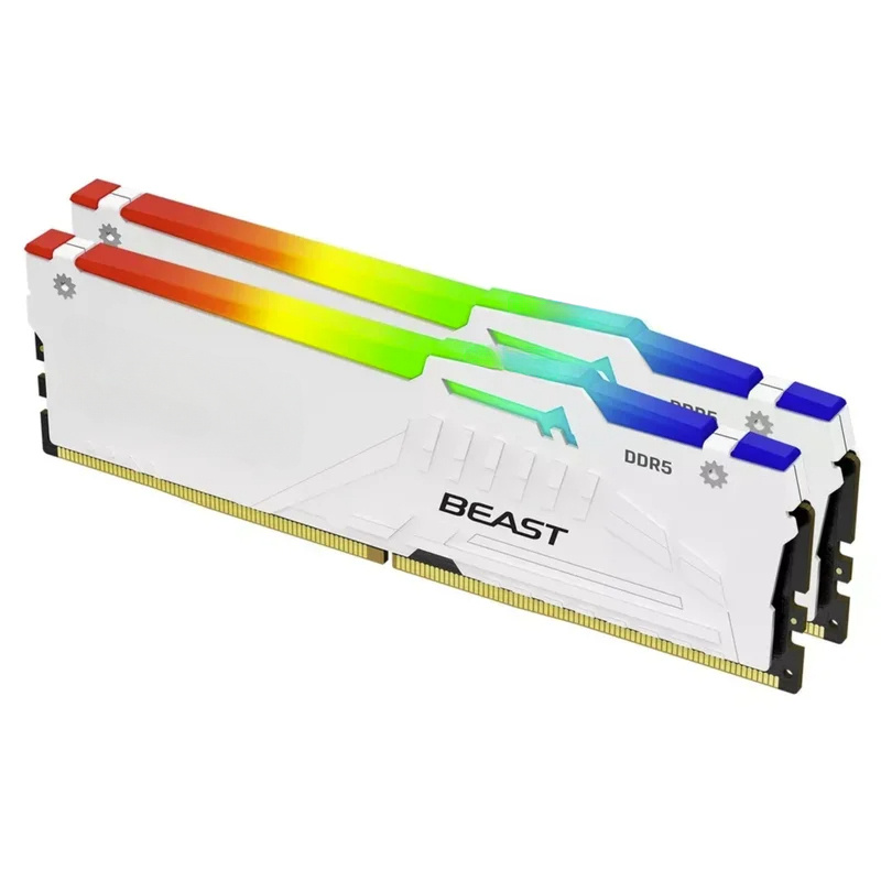 Kingston FURY White RGB 32G(2x – 64Gb Ddr5 6000Mhz Cl30 2X32Gb Desktop Bewertung und Preis